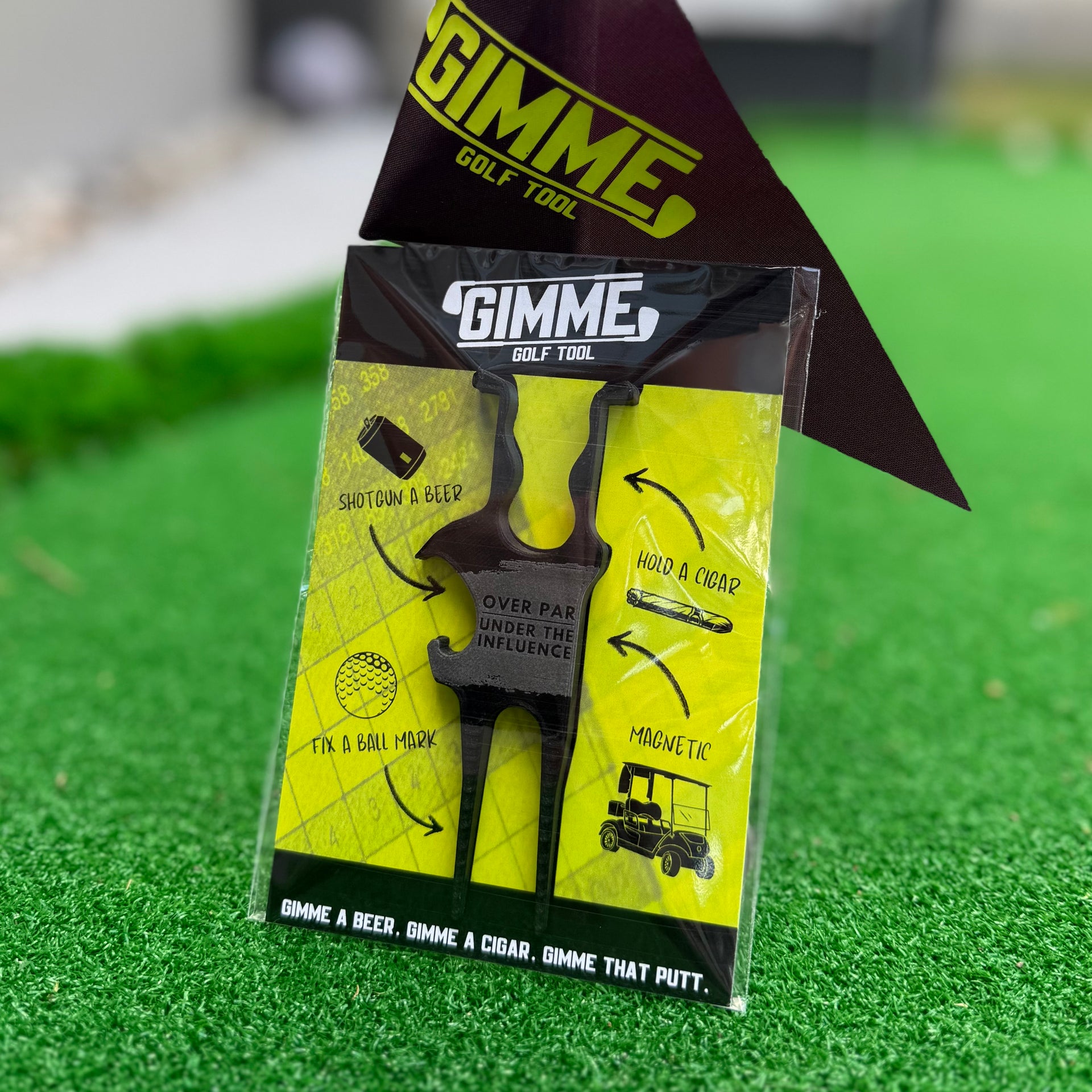 ■LMC■ GIMME PUTT TEE yellow 0LM23STS131YLW Gimme Golf Tool